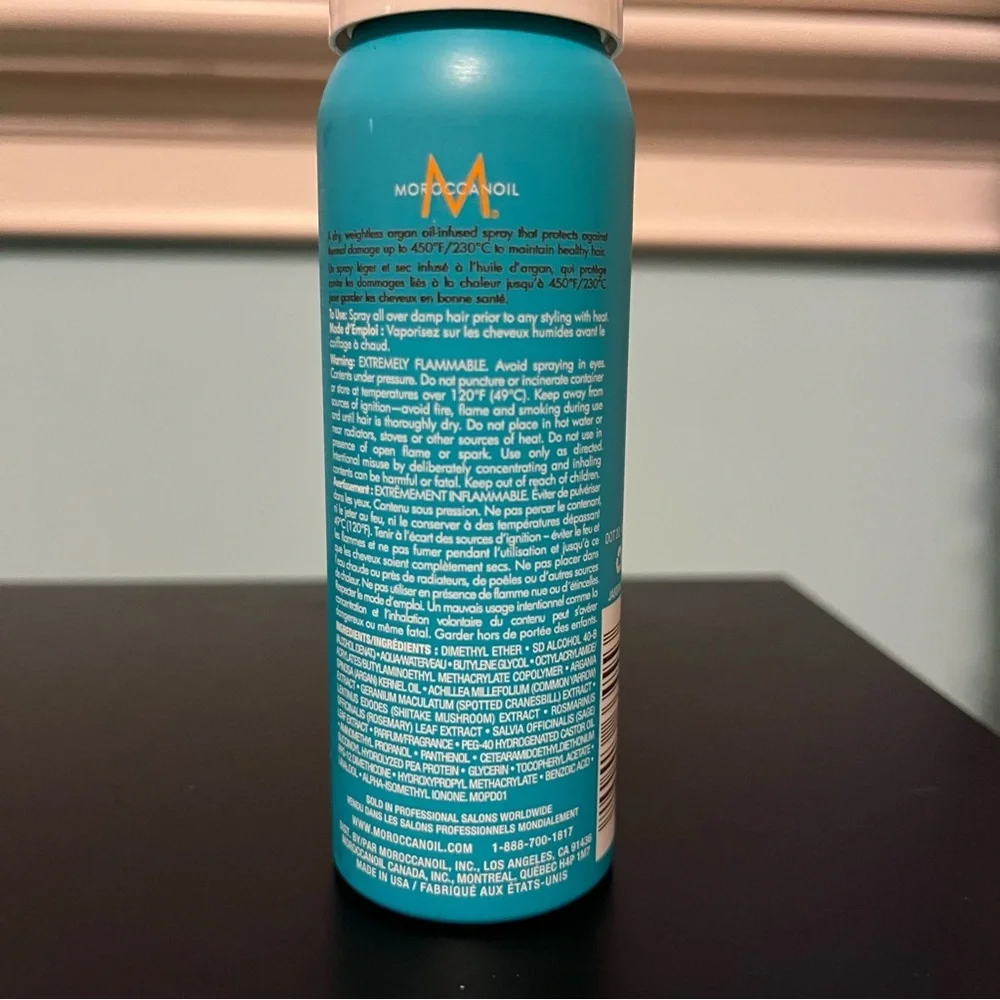 Moroccanoil Perfect Defense Heat Protectant Spray Mini Size 2.0 Fl Oz NWT
